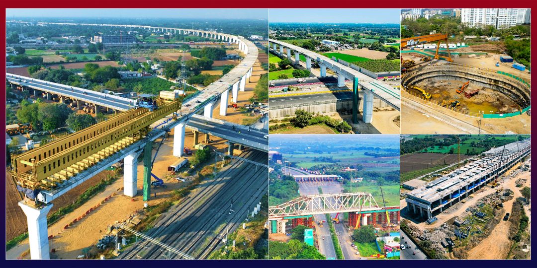 High Speed Rail: Construction activities in Gujarat and Maharashtra