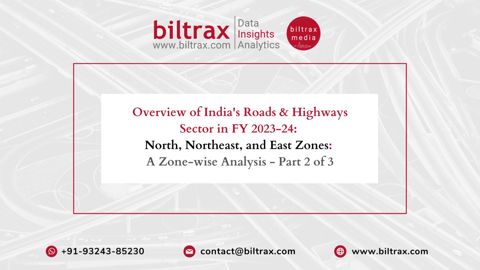 India's Roads & Highways Sector in FY 2023-24: North, Northeast, and East Zones