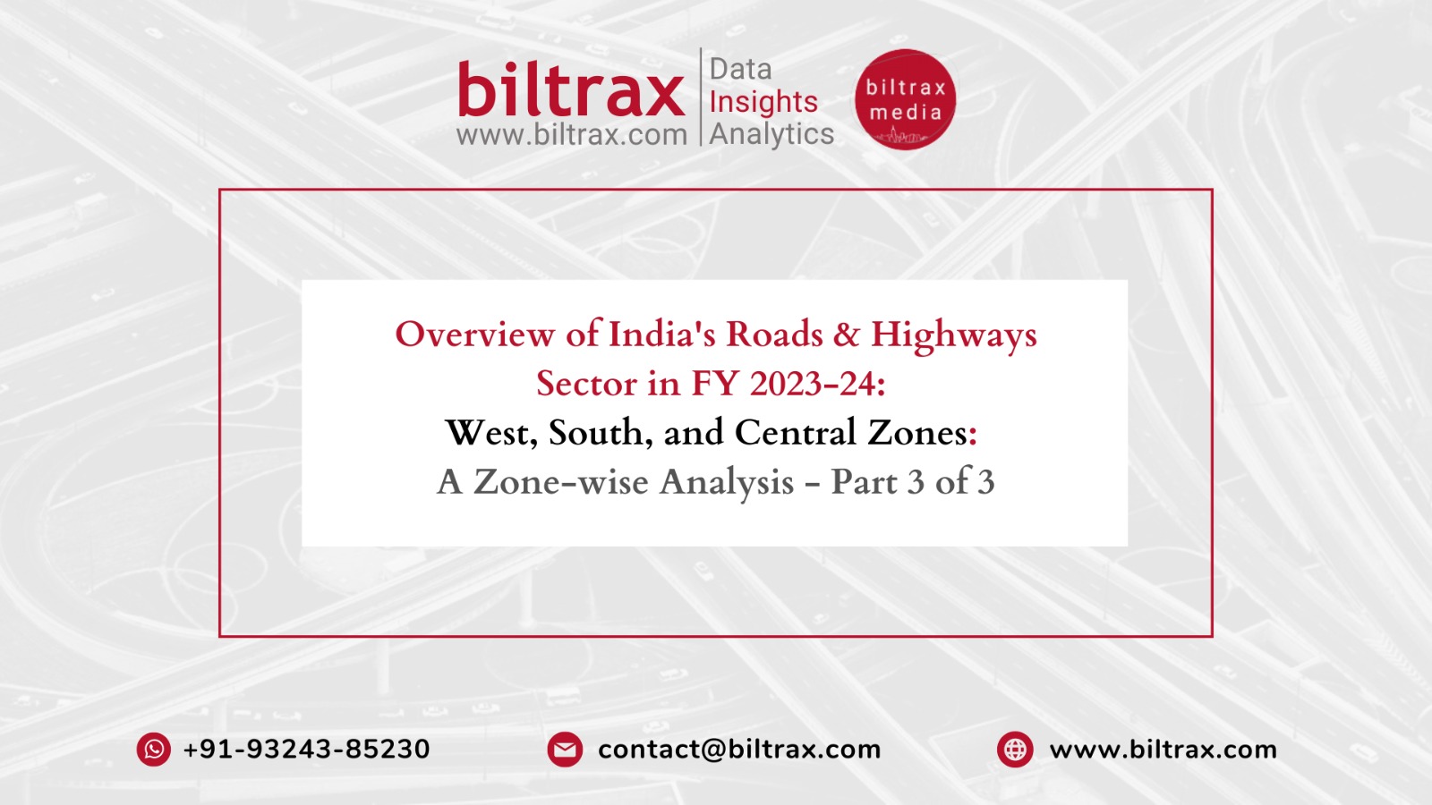 India's Roads & Highways Sector in FY 2023-24: West, South, and Central Zones